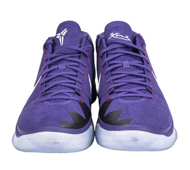 Nike "Kobe A.D." Purple, White and Red Promo Sample Pair of Sneakers - DeMar DeRozan Player Exclusive